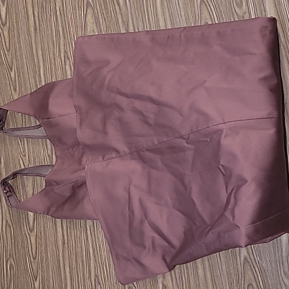 Club 💎Monaco Brown A-Line Midi Dress Square Neck - Picture 3 of 10